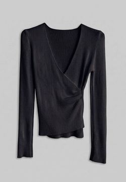 Jersey cruzado Ainara negro