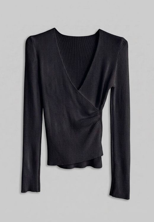 Jersey cruzado Ainara negro