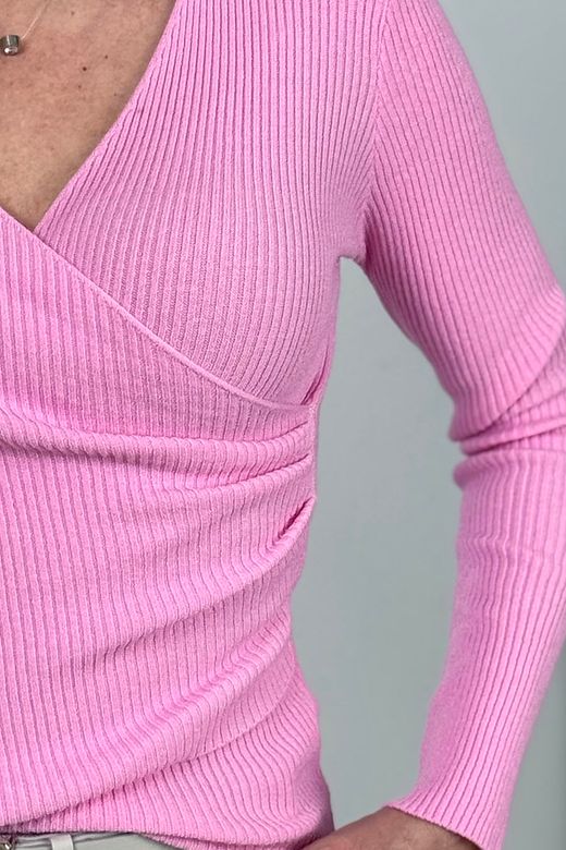 Jersey cruzado Ainara rosa