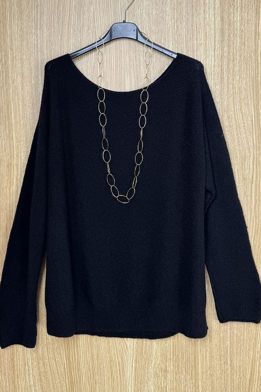 Jersey de lana Belma negro