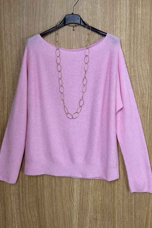 Jersey de lana Belma rosa