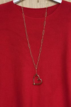 Jersey de punto Adela rojo