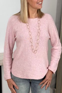 Jersey de punto Adela rosa
