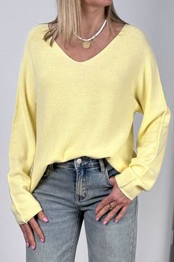 Jersey de punto Aimar amarillo