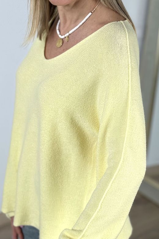 Jersey de punto Aimar amarillo