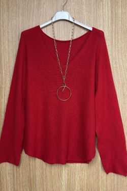 Jersey de punto Aimar rojo