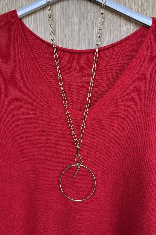 Jersey de punto Aimar rojo