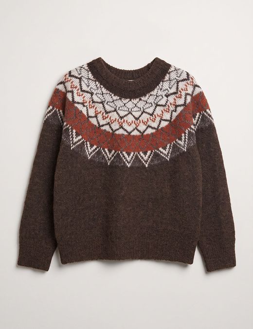 Jersey de Punto Jacquard Alpino