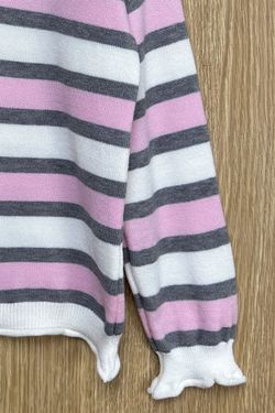 Jersey de rayas Andrea blanco-rosa