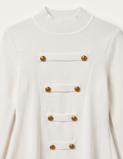 Jersey Estilo Militar Blanco