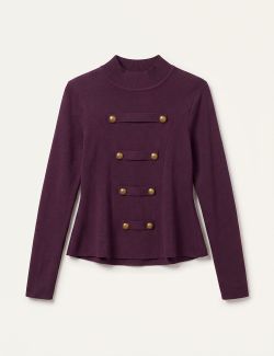 Jersey Estilo Militar Burdeos