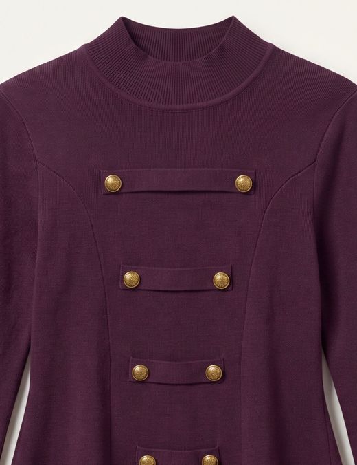 Jersey Estilo Militar Burdeos