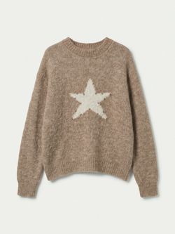 Jersey Estrella Jacquard Beige