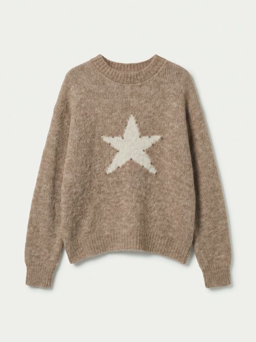 Jersey Estrella Jacquard Beige