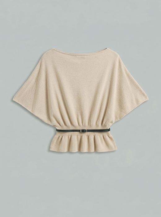 Jersey Mangas Murciélago Beige