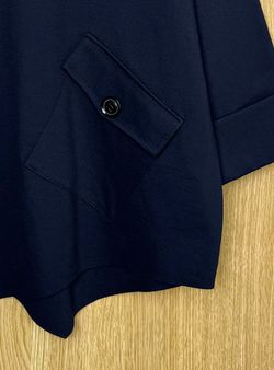 Jersey oversize bolsillo negro
