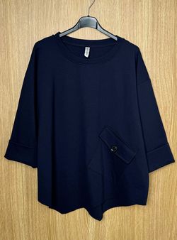 Jersey oversize bolsillo negro
