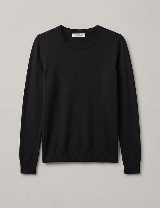 Jersey punto fino negro