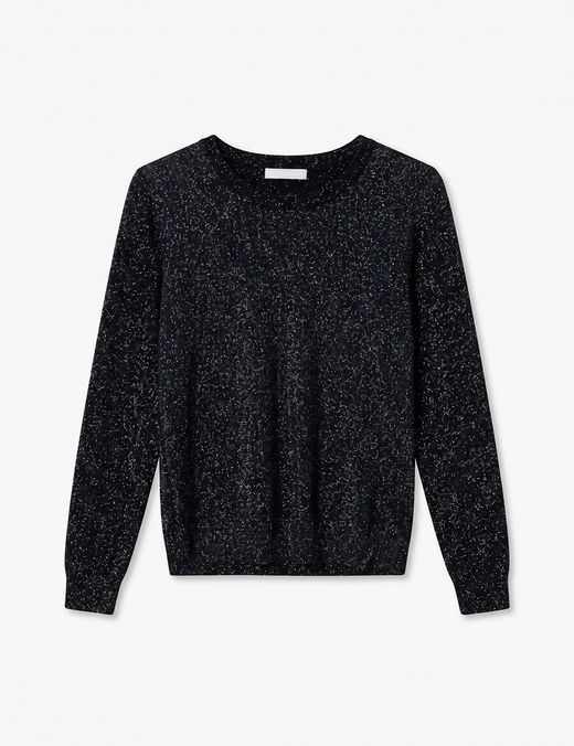 Jersey Punto Lúrex Negro