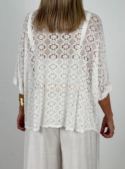 Kimono calado blanco