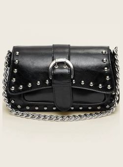 Mini bag tachuelas negro