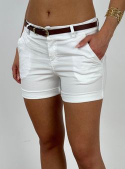 Mini short vestir blanco