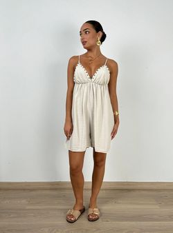 Mono corto Mahón beige