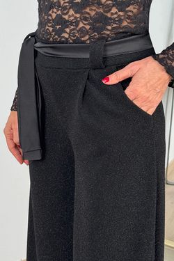 Palazzo lurex negro