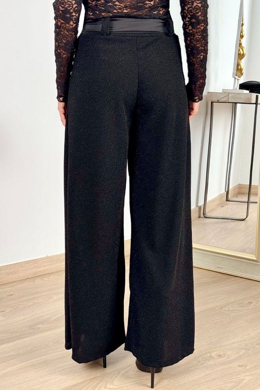 Palazzo lurex negro