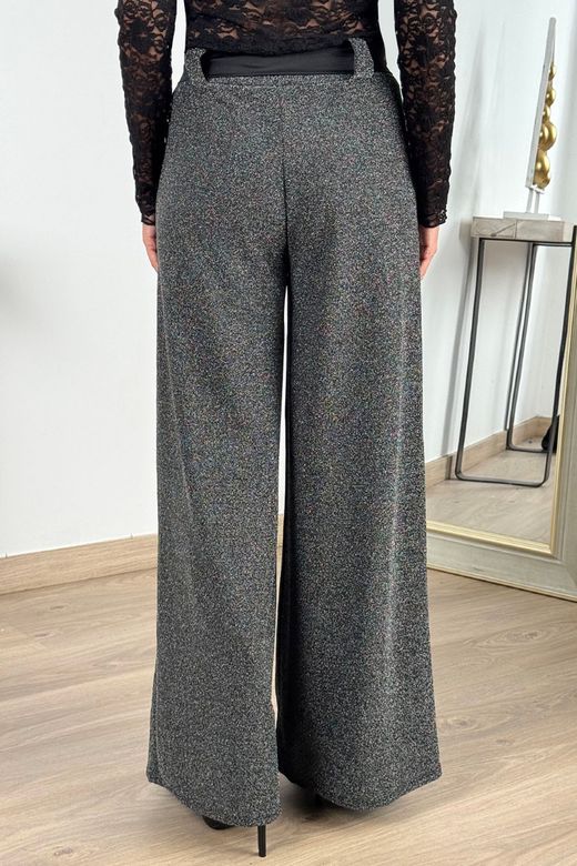 Palazzo lurex silver