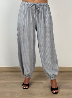 Pantalón Aladin blanco-azul