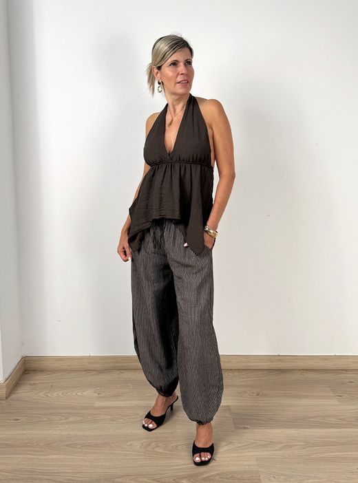 Pantalón Aladin marrón