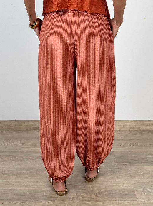 Pantalón Aladin teja