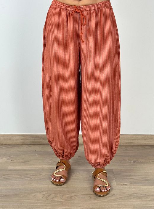 Pantalón Aladin teja