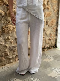 Pantalón bandana fluído blanco