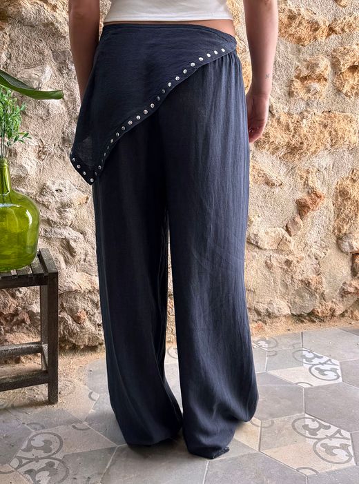 Pantalón bandana fluído marino