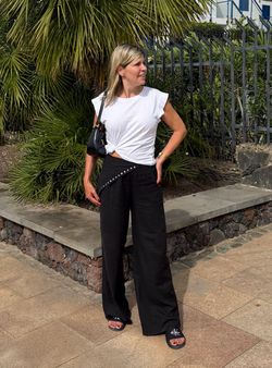 Pantalón bandana fluído negro