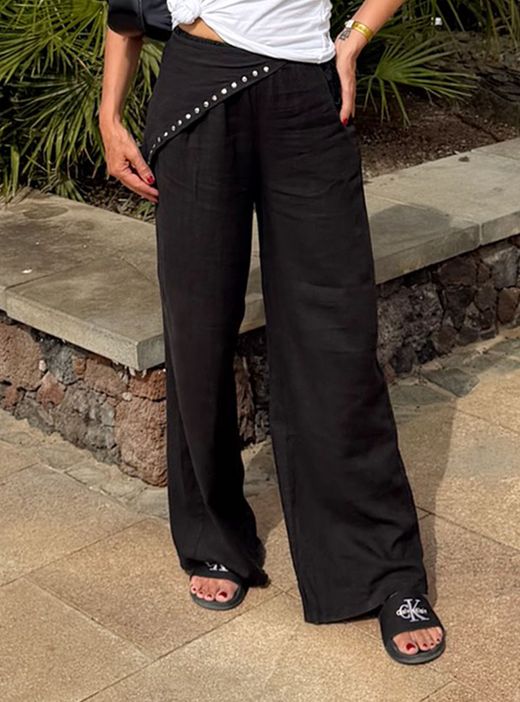 Pantalón bandana fluído negro