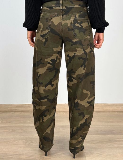 Pantalón Barrel Camuflaje