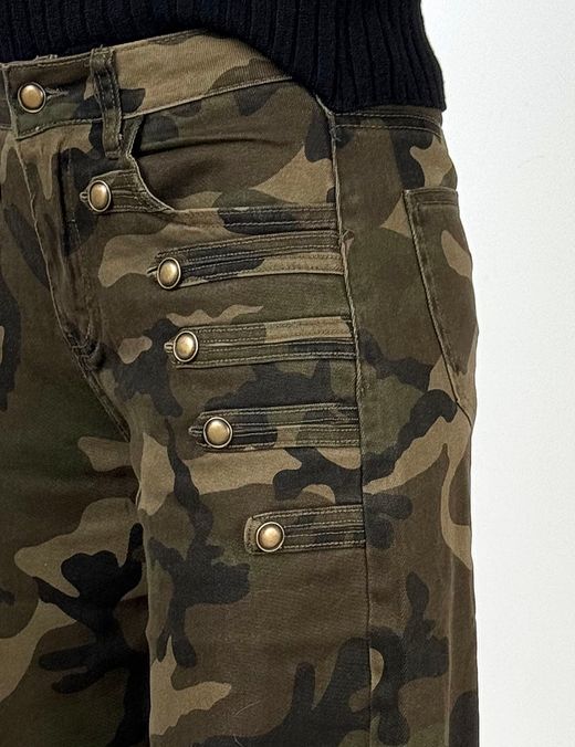 Pantalón Barrel Camuflaje