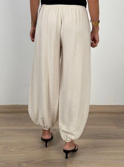 Pantalón bombacho beige