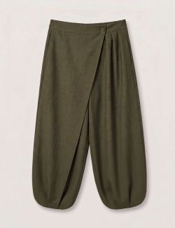 Pantalón Bombacho Solapa Kaki