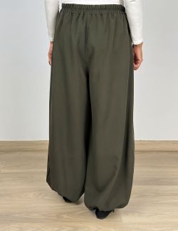 Pantalón Bombacho Solapa Kaki