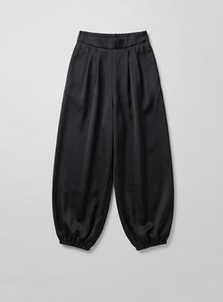 Pantalón Bombacho Raso Negro