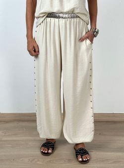 Pantalón bombacho Subur beige