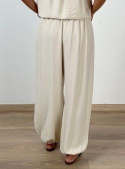 Pantalón bombacho Subur beige