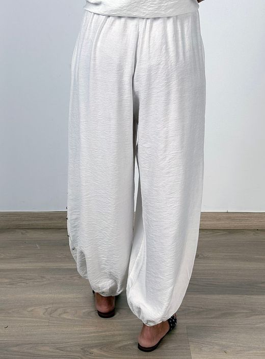 Pantalón bombacho Subur blanco