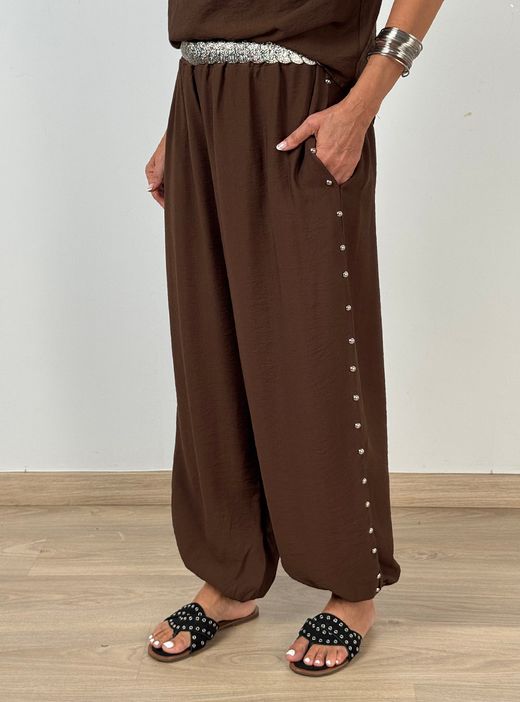 Pantalón bombacho Subur marrón