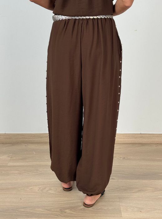Pantalón bombacho Subur marrón