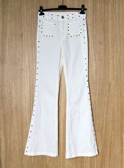 Pantalón campana Stars blanco